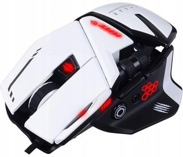 Mysz przewodowa Mad Catz R.A.T. 6+ White