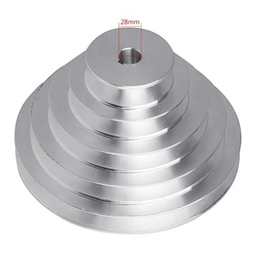 Aluminiowe koło pasowe typu A 5-stopniowe Pagoda 1