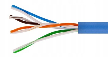 Патч-корд LAN NEKU UTP 5E, синий, 0,5 м