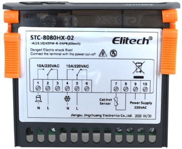 Холодильный контроллер для ELITECH REFRIGERATION COUNTER ORYG
