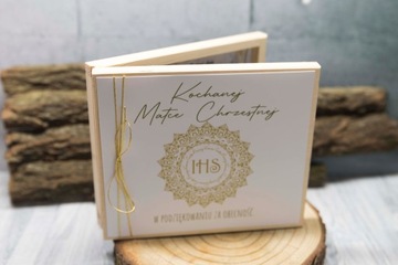 Спасибо вашим крестным родителям - коробочка для причастия