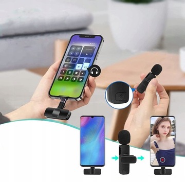 БЕСПРОВОДНОЙ НАКРЫТЫЙ МИКРОФОН 2 шт.