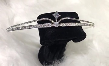 Свадебный комплект ЕЛЕНА, диадема+колье+серьги, 18 лет, КРАСИВЫЙ