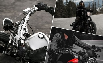 КОЖАНЫЕ КОЖАНЫЕ ПЕРЧАТКИ ДЛЯ МОТОЦИКЛА OZERO TOUCH