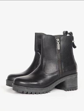 B21102 *BARBOUR MCKEAND SKÓRZANE BOTKI NA OBCASIE 40