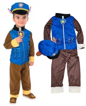 STRÓJ POLICJANT CHASE CZAPKA PRZEBRANIE 98 / 104 KOSTIUM BAL KARNAWAŁOWY