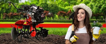 БЕНЗИНОВЫЙ ТРЕДЕР 9 Л.С. БОЛЬШИЕ ТРАНСПОРТНЫЕ КОЛЕСА МЕТАЛЛИЧЕСКИЕ КОЛЕСА ДЛЯ ПЛУГА