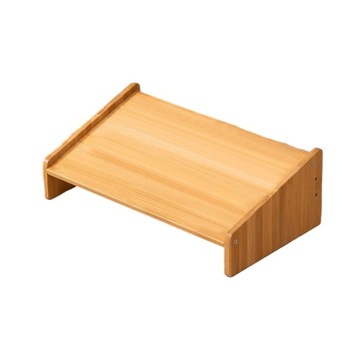 Drewniany podnóżek pod biurko Regulowany