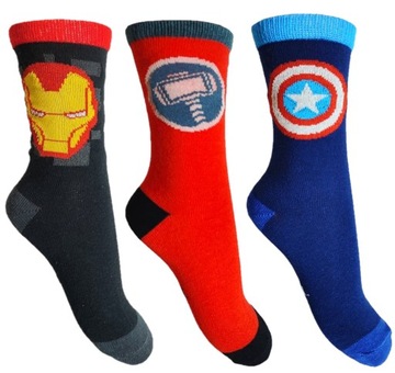Skarpetki dziecięce Avengers 3-pak 27/30