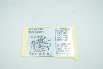 NAKLEJKA OSTRZEGAWCZA 4 KYMCO