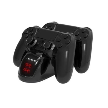 ДОК-СТАНЦИЯ ДЛЯ ЗАРЯДНОГО УСТРОЙСТВА ДЛЯ 2 PLAYSTATION 4 PS4 SLIM PRO LED DOBE PADS