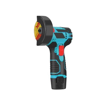 PRZENOŚNA MINI ELEKTRYCZNA SZLIFIERKA KĄTOWA 12V+2XAKU 10 TARCZA 3''