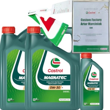 CASTROL MAGNATEC 0W30 D C2 WSSM2C950-A 9L + ZAWIESZKA