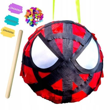 PINIATA SPIDERMAN NA URODZINY PINATA PAJĄK GRATISY