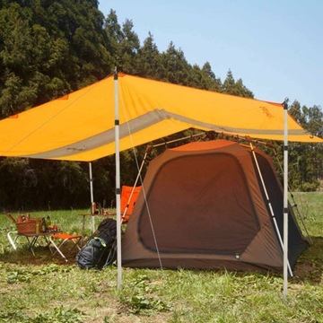 2 алюминиевых телескопических стойки для палатки, брезентовый столб, опорный столб