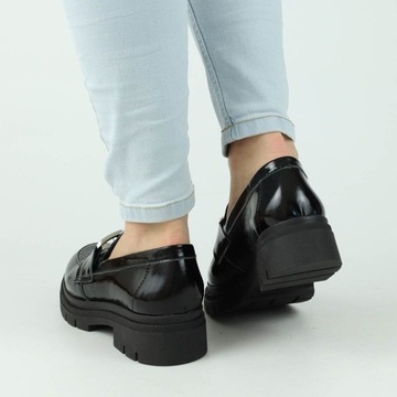 Мокасины Contes 636 Черный наплак 37