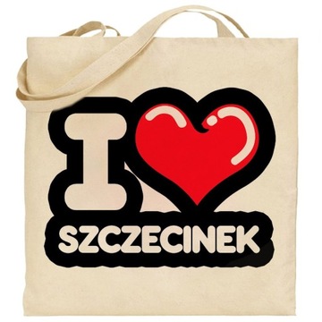 torba ecru kocham Szczecinek