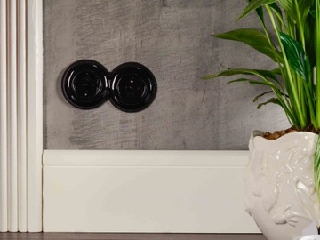 РОЗЕТКА ЛОФТ РЕТРО ВИНТАЖ 230В ЗЕМЛЕЧЕРНАЯ JLM