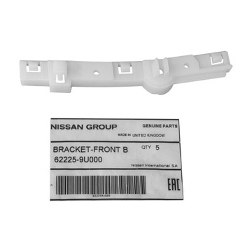 ŚLIZG WSPORNIK ZDERZAKA PRZÓD NISSAN NOTE LEWY