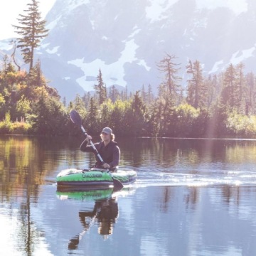 Надувной каяк Challenger K1 274 x 76 x 33 см INTEX 68305 +НАСОС +ВЕСЛО