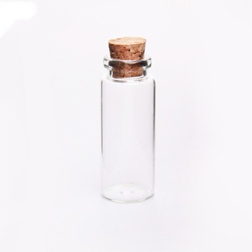 20 шт., 12 мл прозрачные мини-стеклянные бутылки для желаний