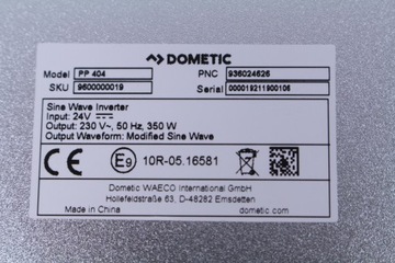 ПРЕОБРАЗОВАТЕЛЬ DOMETIC 9600000019 350Вт 24В