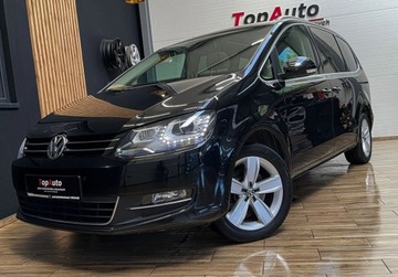 Volkswagen Sharan II Van 2.0 TDI CR BMT 177KM 2014 Volkswagen Sharan 2.0 TDI 177KM DSG 2x elektryczne drzwi panorama7 osobowy
