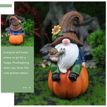 ГНОМ-ОРНАМЕНТ УКРАШЕНИЯ ДОМА ОСЕННИЕ УКРАШЕНИЯ