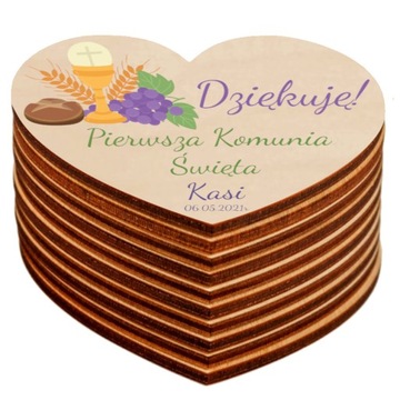 Магнит Благодарность гостям Причастие Крещение 10 шт.