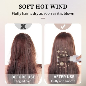 Straightener Hot air comb 2-in-1 automatic curling iron