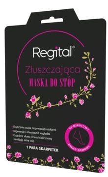 Regital Skarpetki złuszczające do stóp (para) likwidują zgrubiałą skórę