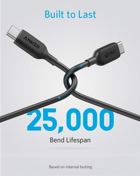 Кабель Anker PowerLine III USB-C — USB-C, 60 Вт, 1,8 м