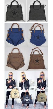 СУМКА-ШОППЕР ВИНТАЖНАЯ ЗВЕЗДА XL