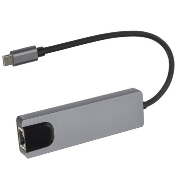 АДАПТЕР-концентратор RJ45 USB HDMI PD MACBOOK