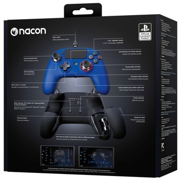 NACON PS4 Pad Revolution Pro Controller 3 - BLUE