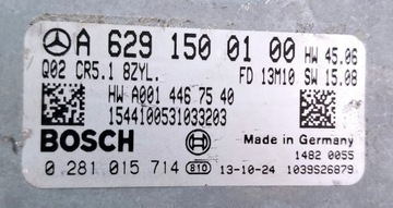 ECU MERCEDES S W221 4.0 CDI A6291500100 0281015714