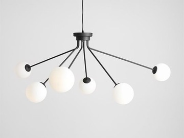 Aldex HOLM 1082K1 lampa wisząca 6x40W/E14