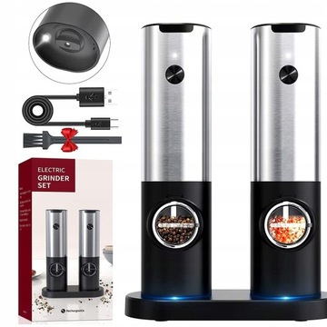 ЭЛЕКТРИЧЕСКАЯ Мельница для соли и специй 2 в 1