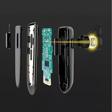 BEZPRZEDOWOWA SŁUCHAWKA BLUETOOTH DO ROZMÓW ZESTAW SŁUCHAWKOWY DLA KIEROWCY