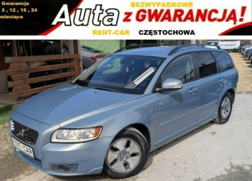 Volvo V50 1.6 DRIVe 109KM 2009 Volvo V50 1.6D 109PS OPŁACONY Bezwypadkowy Serwis