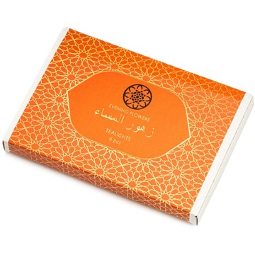 Yasmeen Evening Flowers sojowy tealight 6 sztuk
