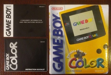 Консоль Gameboy Color BOX CGB-001, европейская версия