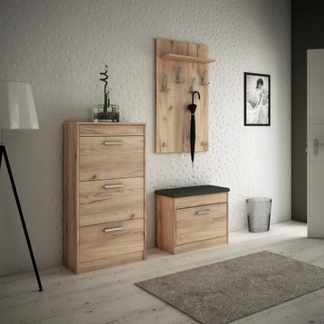 ВЫСОКИЙ ШКАФ ДЛЯ ОБУВИ ALASKA 13 GOLDEN OAK HALL