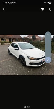 Volkswagen Scirocco III Coupe 1.4 TSI 122KM 2010 Volkswagen Scirocco 1.4Benzynkaserwisprosto z Niemiec 1.4 Benzyna 122KM