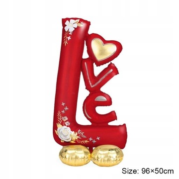 ШАР LOVE, ИНСТРУКЦИЯ LOVE WADDING, красный
