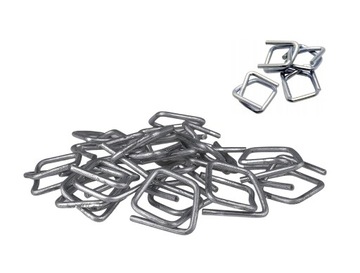 12mm ZAPINKI SPINKI DRUCIANE metalowe DO TAŚMY PP PALET
