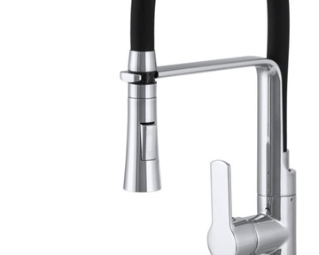 Słuchawka do baterii z wyciąganą wylewką Forio chrom