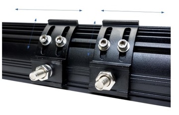 Галогенный светодиодный комбо 288 Вт - 52 см. Рабочая лампа