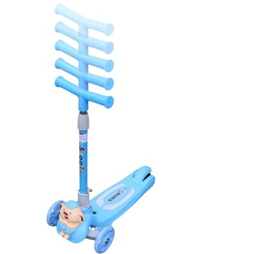 БАЛАНСИРУЮЩИЙ СКУТЕР ДЛЯ ДЕТЕЙ СВЕТОДИОДНЫЕ КОЛЕСА ТРЁХКОЛЕСНЫЙ СКЛАДНОЙ РАЙДЕР