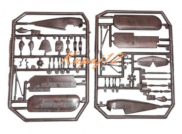2 МОДЕЛИ P-11c и RWD-6 КОМПЛЕКТ: КРАСКА, КЛЕЙ, ЛАК, МОЙКА + ЩЕТКИ